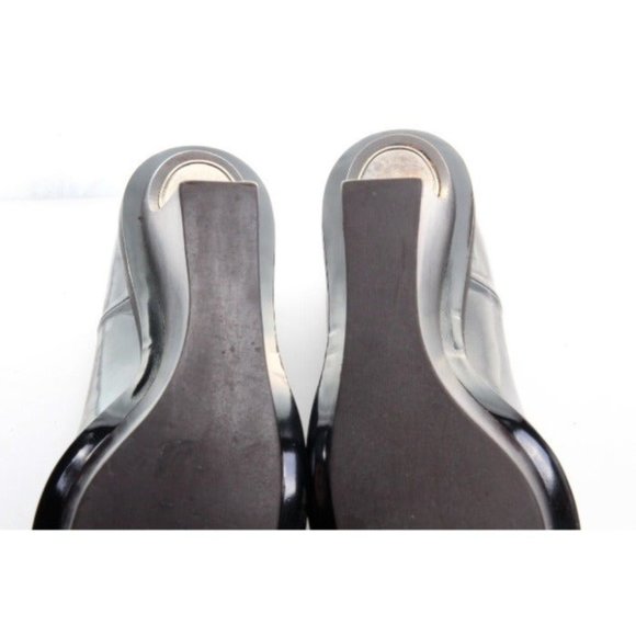 stella mccartney platform wedge heels patent leather slip on morgana sz 38 us 8 - Picture 12 of 12